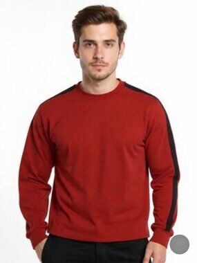 "Roundtree & Yorke XL Red Long Sleeve Shirt - Stylish and Comfortable"